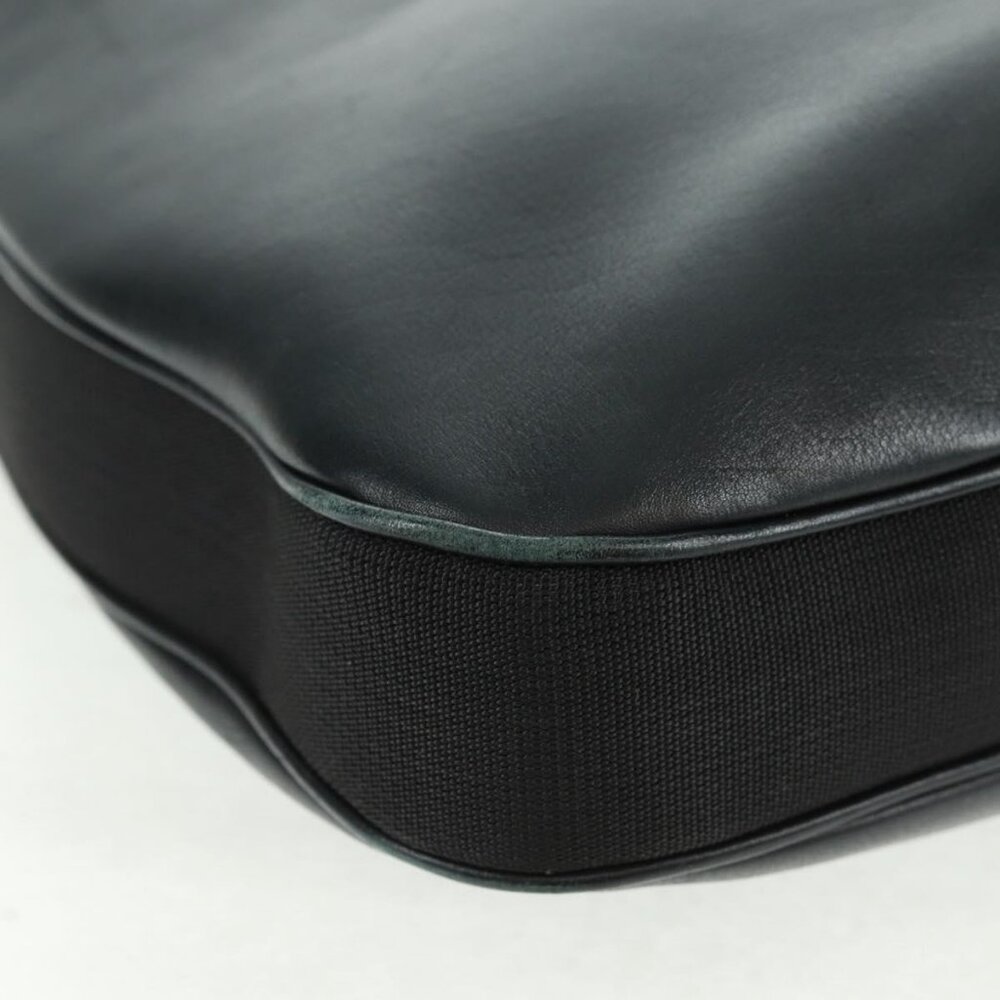 Authentic GUCCI Shoulder Bag Leather Black Silver 001 3341 3444 - Picture 2 of 16